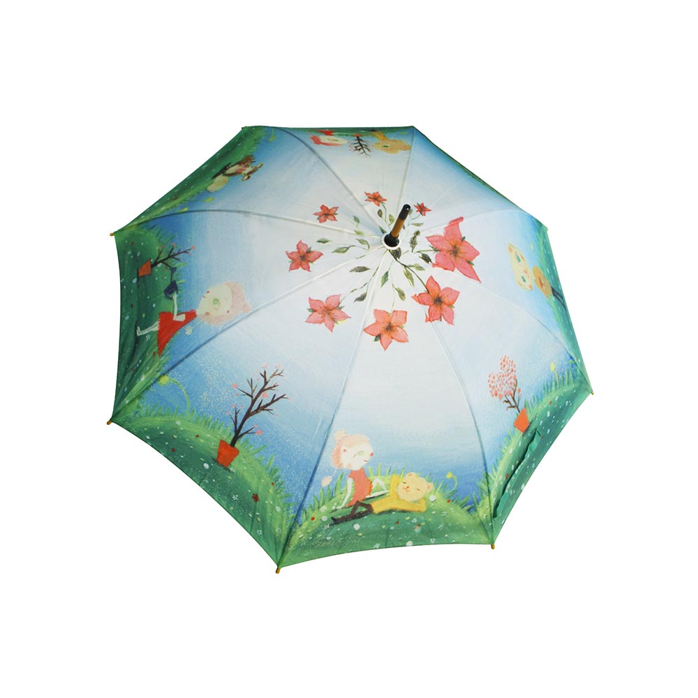 Plaza Hollywood Custom Illustration Umbrella | Exclusive Art Redemption Souvenir